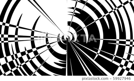 Black and White Psychedelic Radial Background-... - Stock Illustration ...