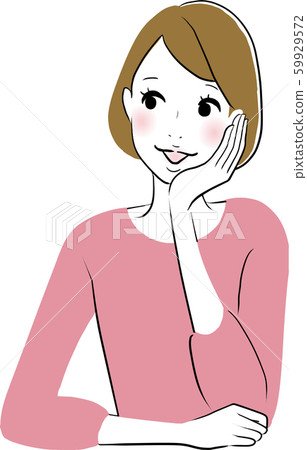 A smiling woman 59929572