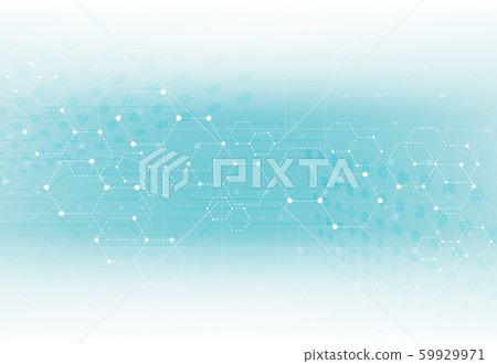 Molecular structure abstract tech background. Molecular structure abstract tech background. 59929971