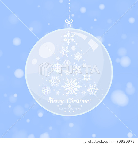 Merry Christmas and Happy New Year background 59929975