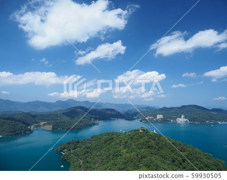 Sun Moon Lake, Taiwan View from Cien Tower / Sun Moon Lake, Taiwan Sun Moon Lake, Taiwan View from Cien Tower / Sun Moon Lake, Taiwan 59930505