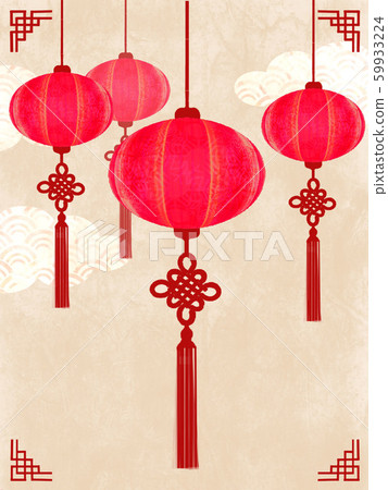 農曆新年燈籠燈籠唐人街 59933224