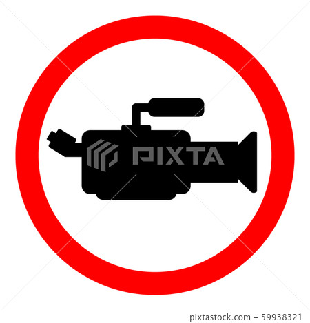 No camera sign. No camera sign. 59938321