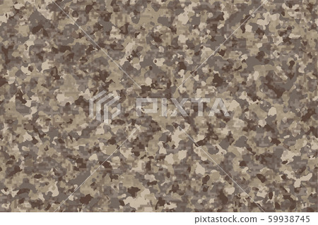 Desert Forest Digital Camouflage [Light Green and Brown Color], Highly sophisticated camouflage pattern to destroy visibility from digital devices, Strategy for hiding and disguising from detection. 59938745
