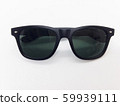 Fashion concept, black sunglasses isolated on 59939111
