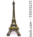 Eiffel tower, The iron souvenir for decoration and 59939225