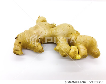 Ginger isolated on white background with clipping 59939345