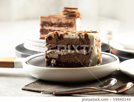 Chocolate Mousse Cake, Chocolate Cake with Cream 59940144