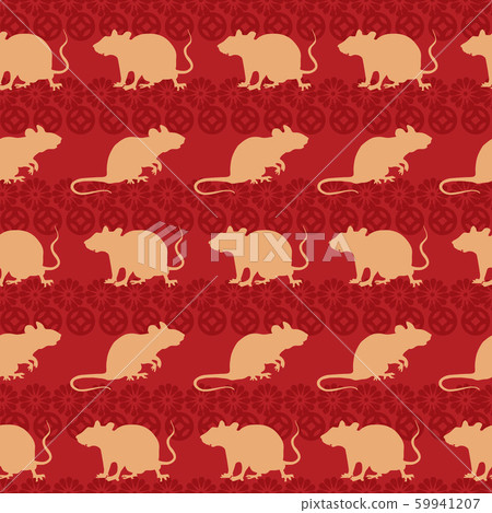 Chinese Lunar New Year 2020 holiday background. Chinese Lunar New Year 2020 holiday background. 59941207