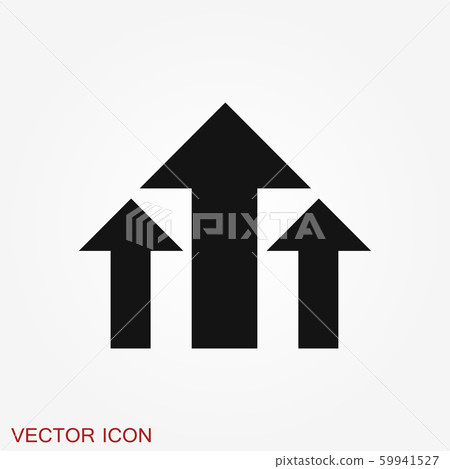 Growth icon, business infographic icon, vector - Stock Illustration ...