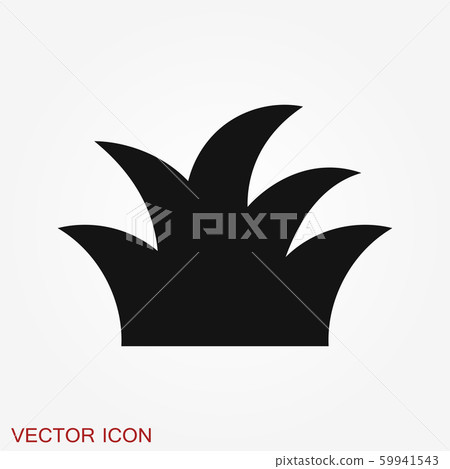 Grass icon, eco symbol of grass. Vector Grass icon, eco symbol of grass. Vector 59941543
