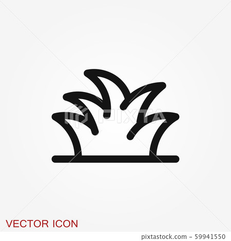 Grass icon, eco symbol of grass. Vector Grass icon, eco symbol of grass. Vector 59941550