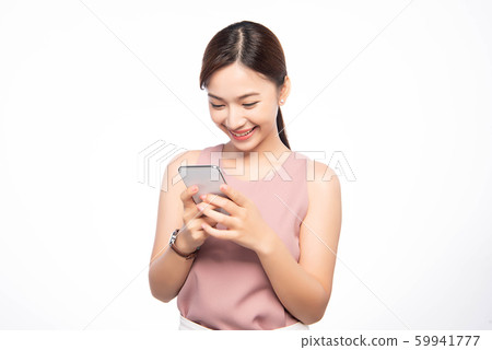 Woman business smartphone 59941777