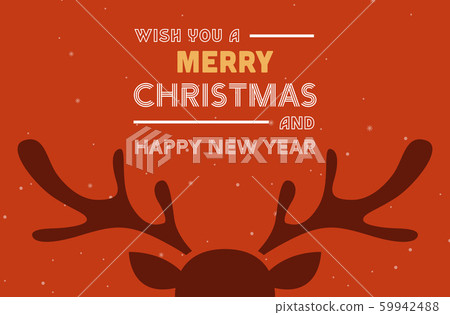 Christmas and New Year Backgrounds Retro Vintage Card. Snow xmass tree market old town. Flat cartoon style vector illustration greeting card poster banner. Christmas and New Year Backgrounds Retro Vintage Card. Snow xmass tree market old town. Flat cartoon style vector illustration greeting card poster banner. 59942488