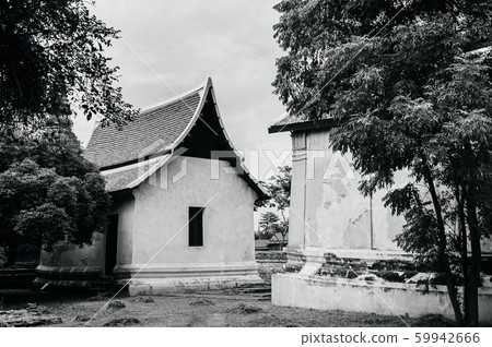 Ayutthaya ancient Buddhist chapel in Wat Putthaisawan temple Ayutthaya ancient Buddhist chapel in Wat Putthaisawan temple 59942666
