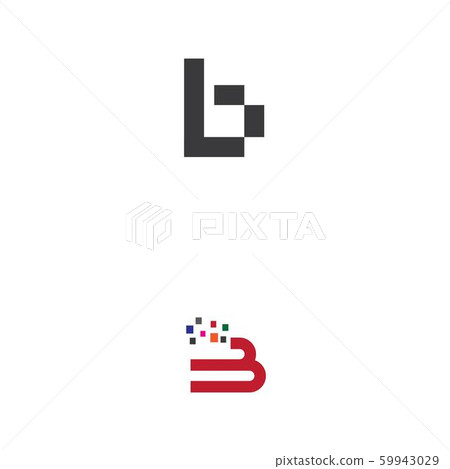 B Letter vector illustration 59943029