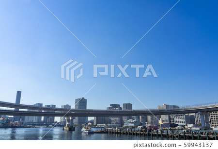 Tokyo Bay Area Scenery Shibaura 59943137