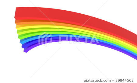 Line bow color Line background White background Rainbow color CG 59944502