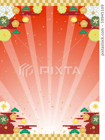 New Year Japanese style background 59945109