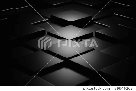 Black cube abstract texture background3d illustration render Black cube abstract texture background3d illustration render 59946262