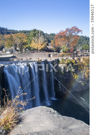 Harajiri Falls Autumn leaves 59946517