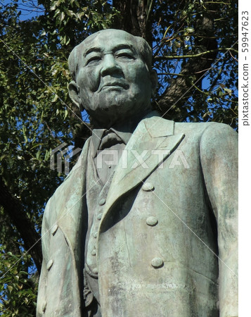 치요다 구 오 테마 치의 常盤橋 공원에있는 시부 사와 에이 이치 상 - 스톡사진 [59947623] - Pixta
