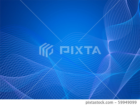 Abstract guilloche pattern (vector complicated blue line texture). Blank background useful for business layout, backdrop for design project certificate, diploma, official document, formal paper 59949099