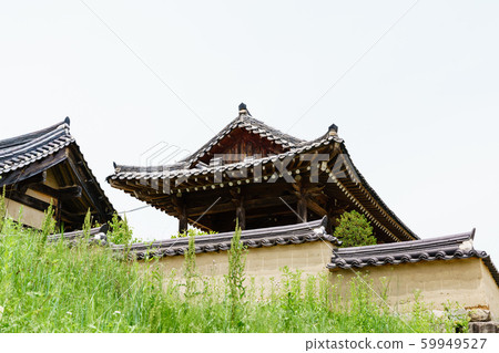 Beautiful wooden building of Andong traditional hanok in korea 59949527