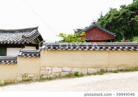 Beautiful wooden building of Andong traditional hanok in korea 59949546