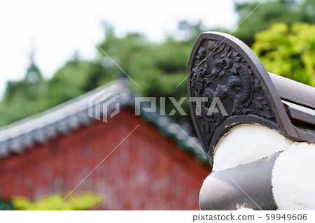 Beautiful wooden building of Andong traditional hanok in korea 59949606