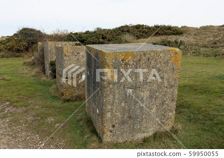 World War Two beach tank traps World War Two beach tank traps 59950055