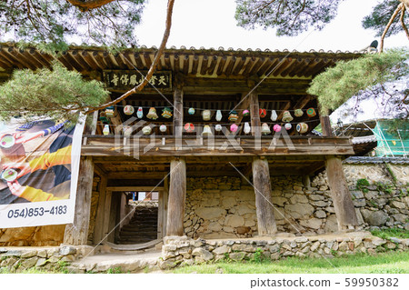 Beautiful wooden building of Andong traditional hanok in korea 59950382