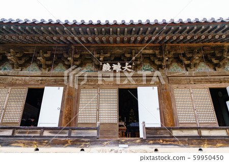 韓國安東傳統韓屋的美麗木製建築 59950450