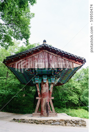 Beautiful wooden building of Andong traditional hanok in korea 59950474