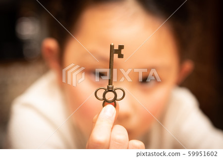 Girl with a key Girl with a key 59951602