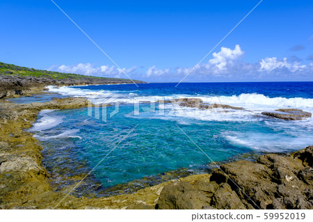 沖繩，南大東島，海軍棒池 59952019