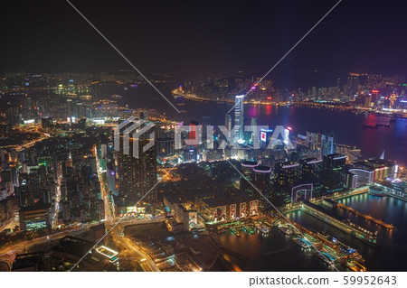 從SKY100看中華人民共和國香港夜景 59952643