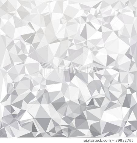 Gray White Polygonal Background, Creative Design - Stock Illustration ...
