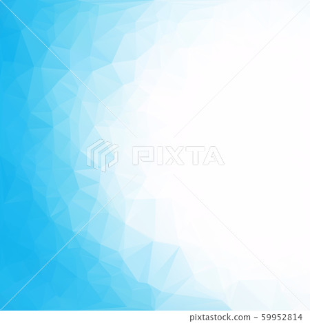 Blue Polygonal Mosaic Background, Creative Design 59952814