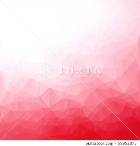 Red Polygonal Mosaic Background, Creative Design 59952875