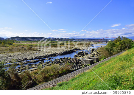 Scenery of Tama River 59955876