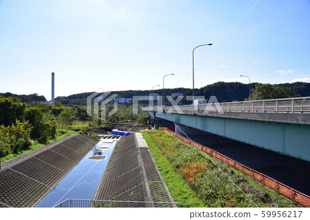 Scenery of Tama River Scenery of Tama River 59956217