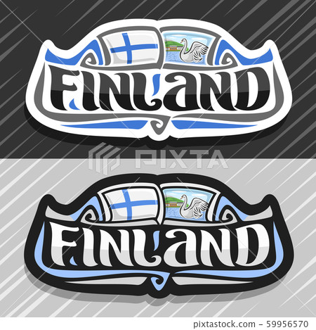 Vector logo for Finland - Stock Illustration [59956570] - PIXTA