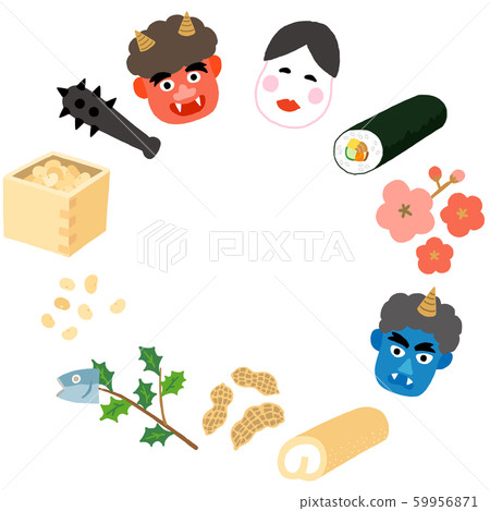 Setsubun frame Setsubun frame 59956871