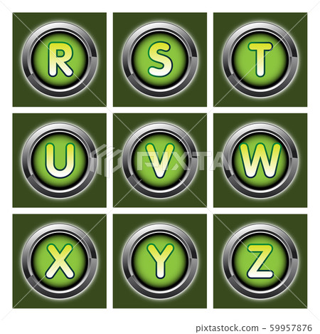 Set of alphabet letters Set of alphabet letters 59957876