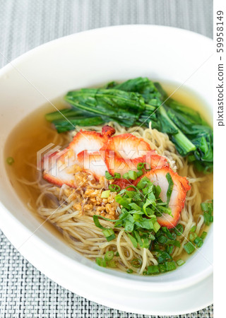 BBQ Pork egg Noodle BBQ Pork egg Noodle 59958149