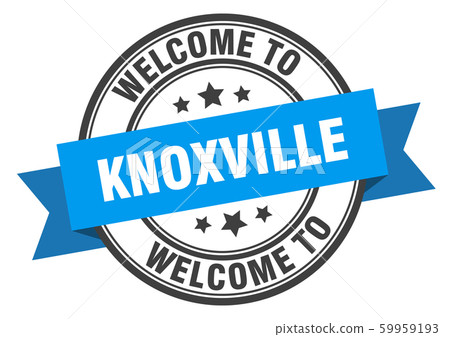 Knoxville stamp. welcome to Knoxville blue sign Knoxville stamp. welcome to Knoxville blue sign 59959193