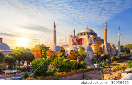 Hagia Sophia, the former cathedral and an Ottoman 59959485