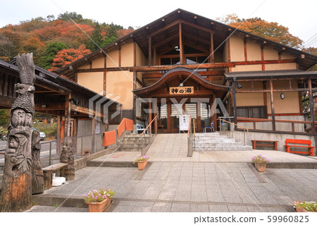 [Miyagi Prefecture] Kami-no-yu, Togarita hot spring in autumn 59960825