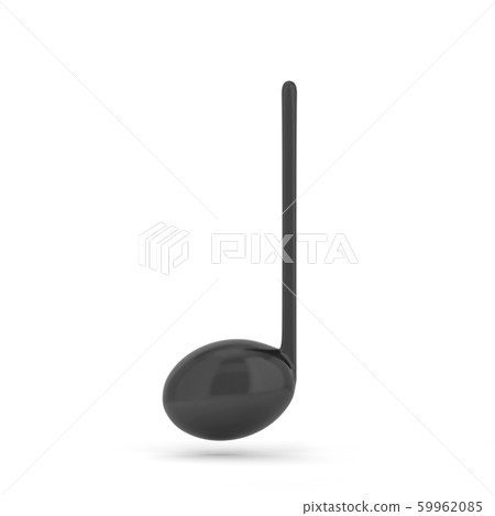 Single music note - Stock Illustration [59962085] - PIXTA